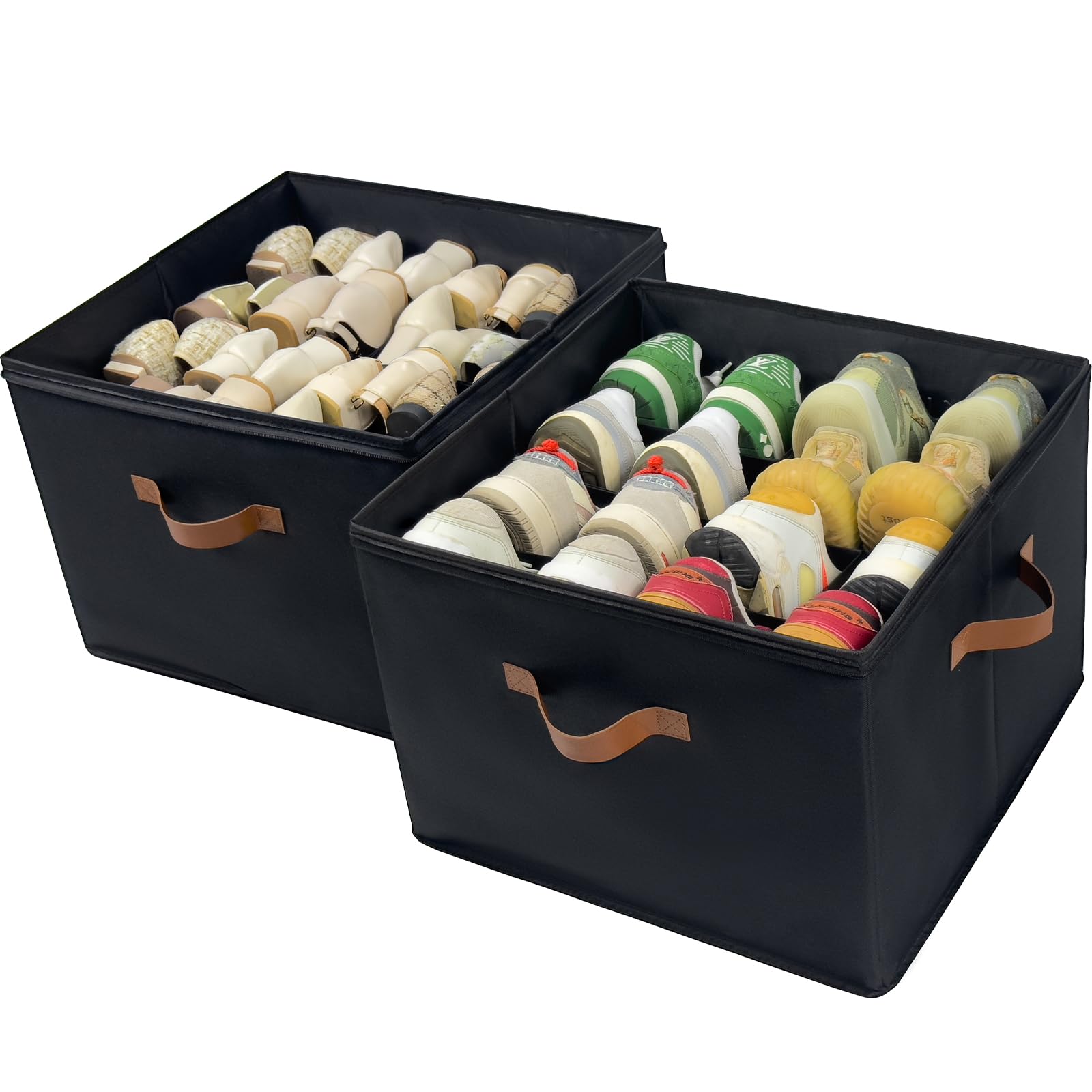 Shoe Organizer Box 2 Pack (2 Count)