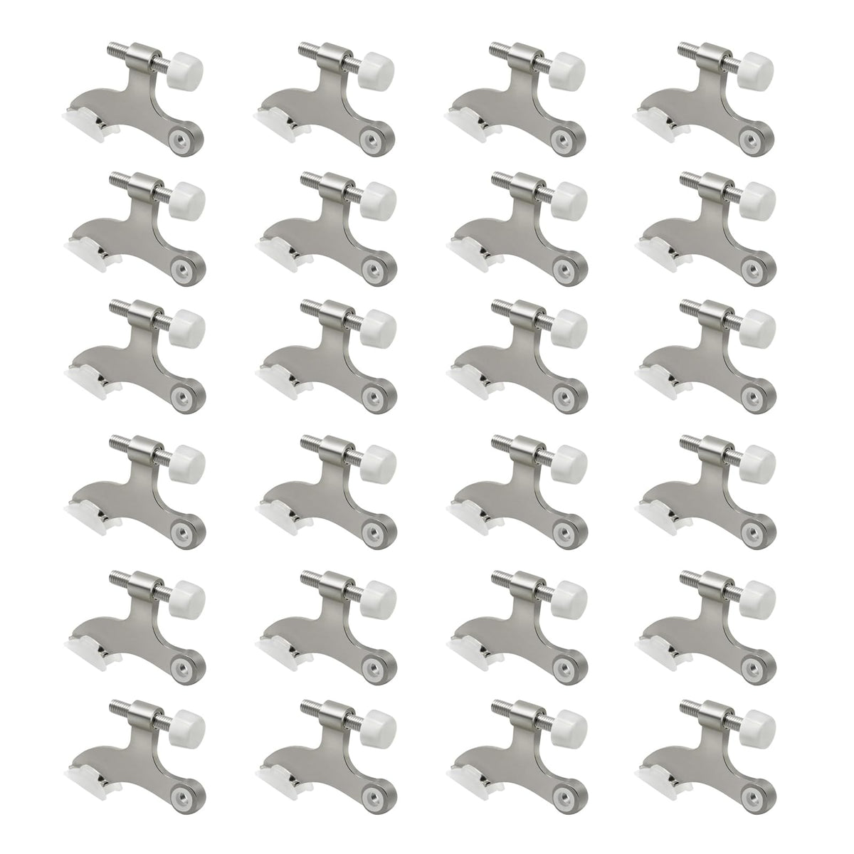 24 Pack Hinge Pin Brushed Nickel Door Stopper (2 2)