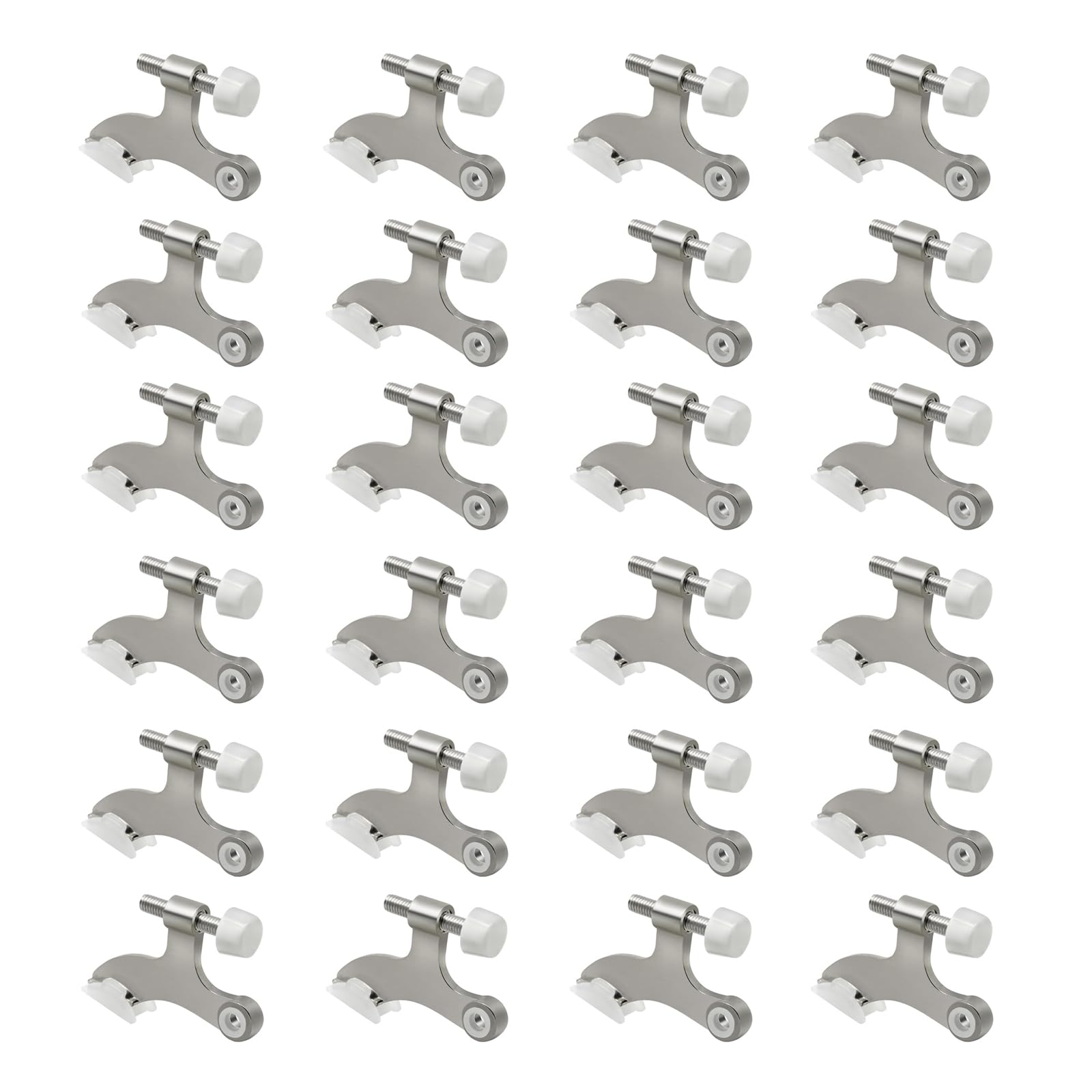 24 Pack Hinge Pin Brushed Nickel Door Stopper (2 2)