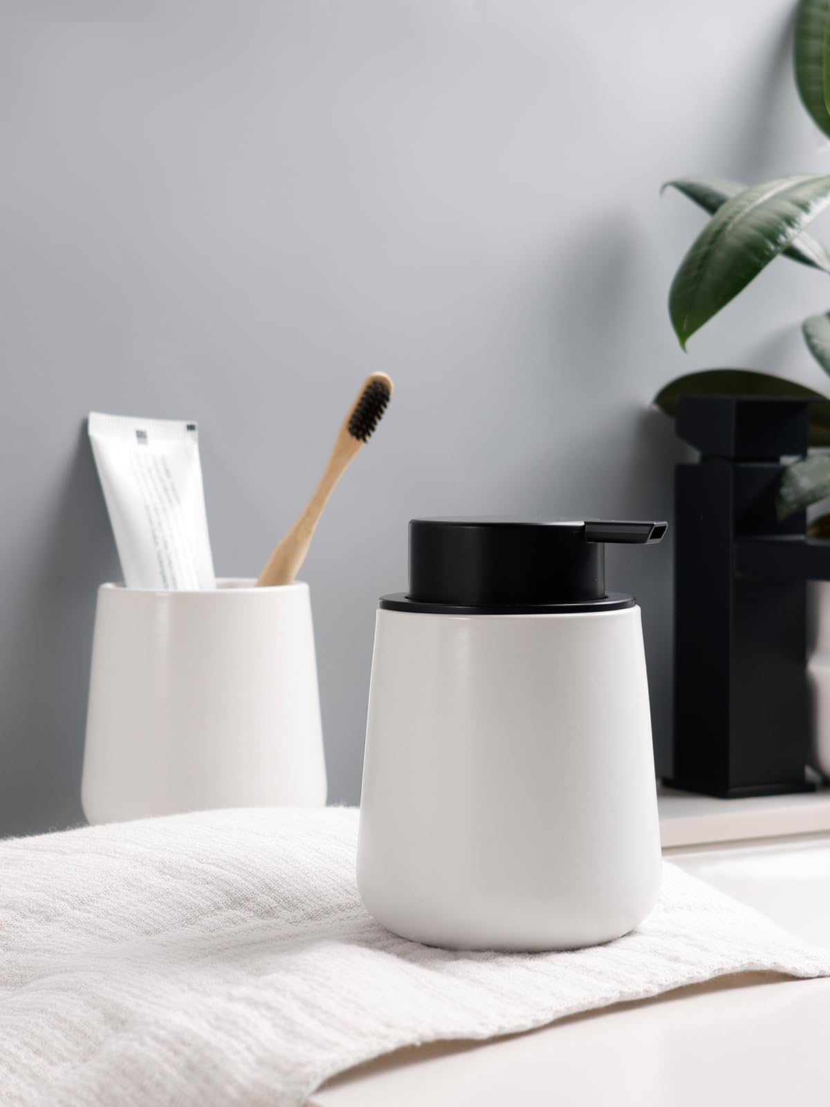 Soap and Toothbrush Holder Set