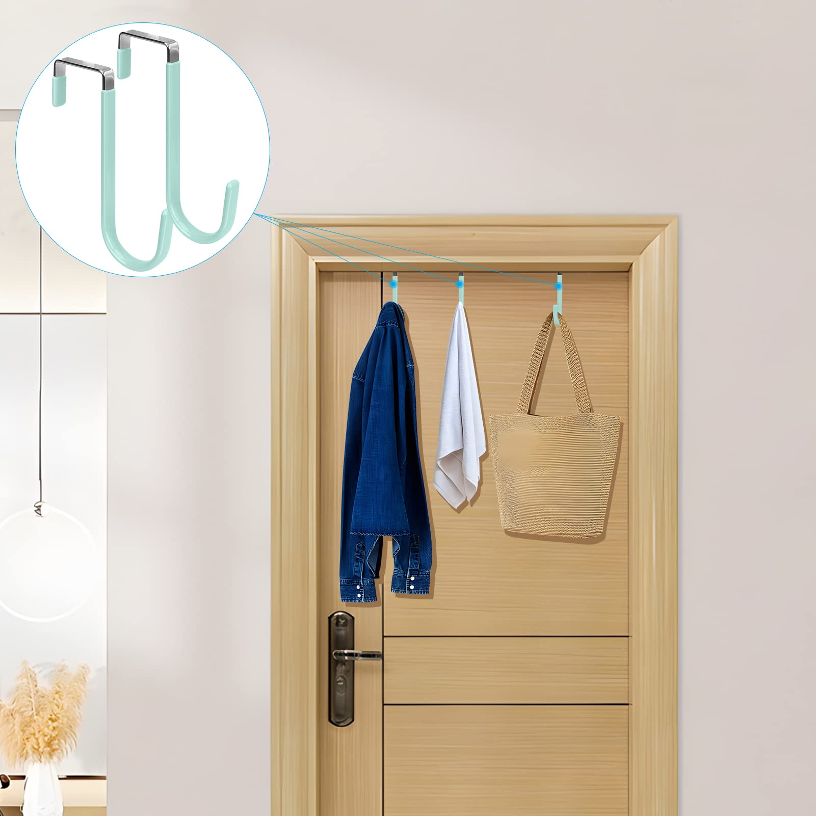 Over the Door Hooks (4 Count)