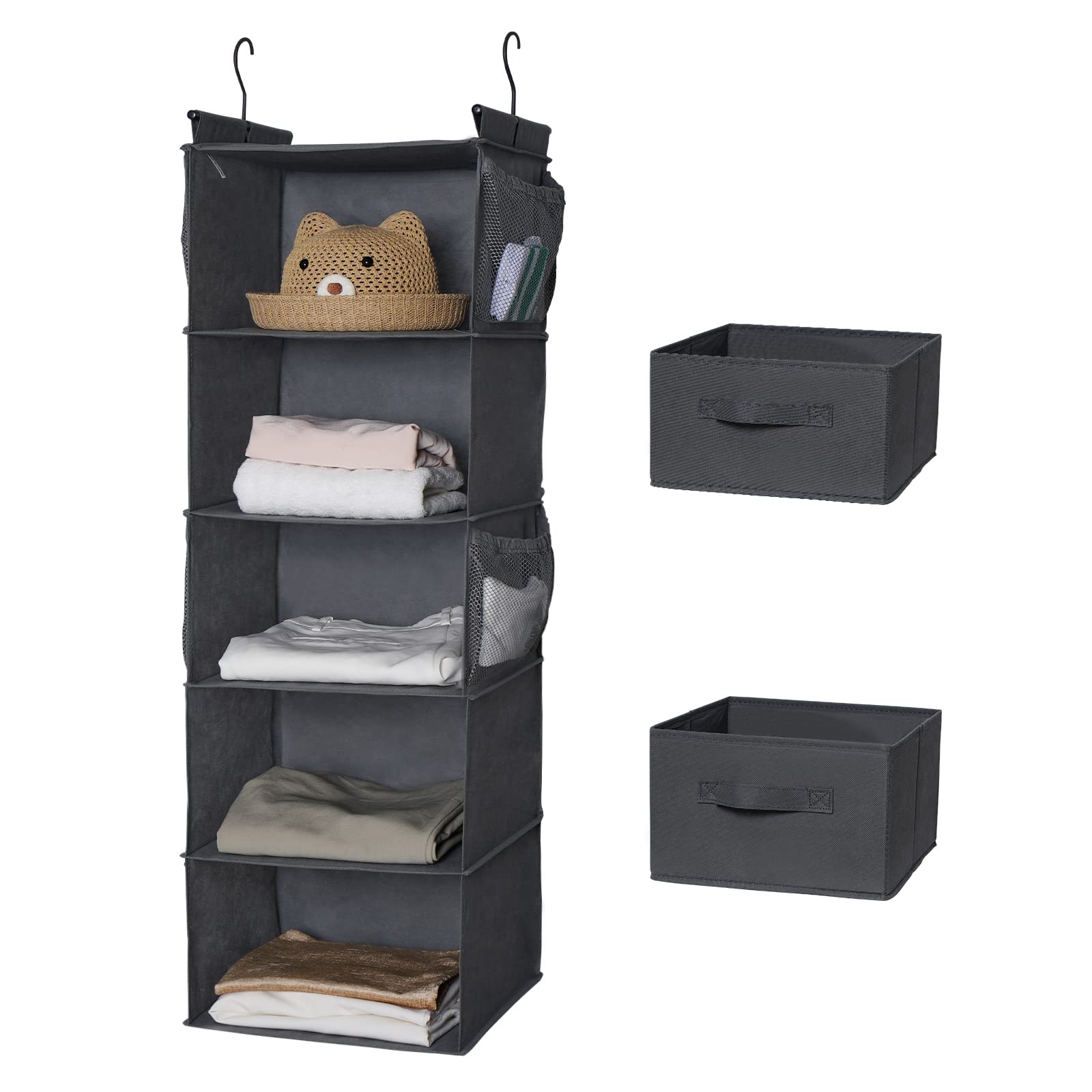5 Tier Shelf Hanging Closet Organizer