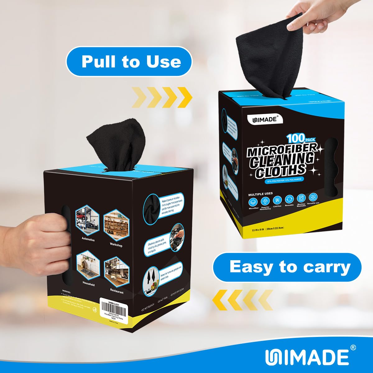 Microfiber Cleaning Cloth (100 Count)