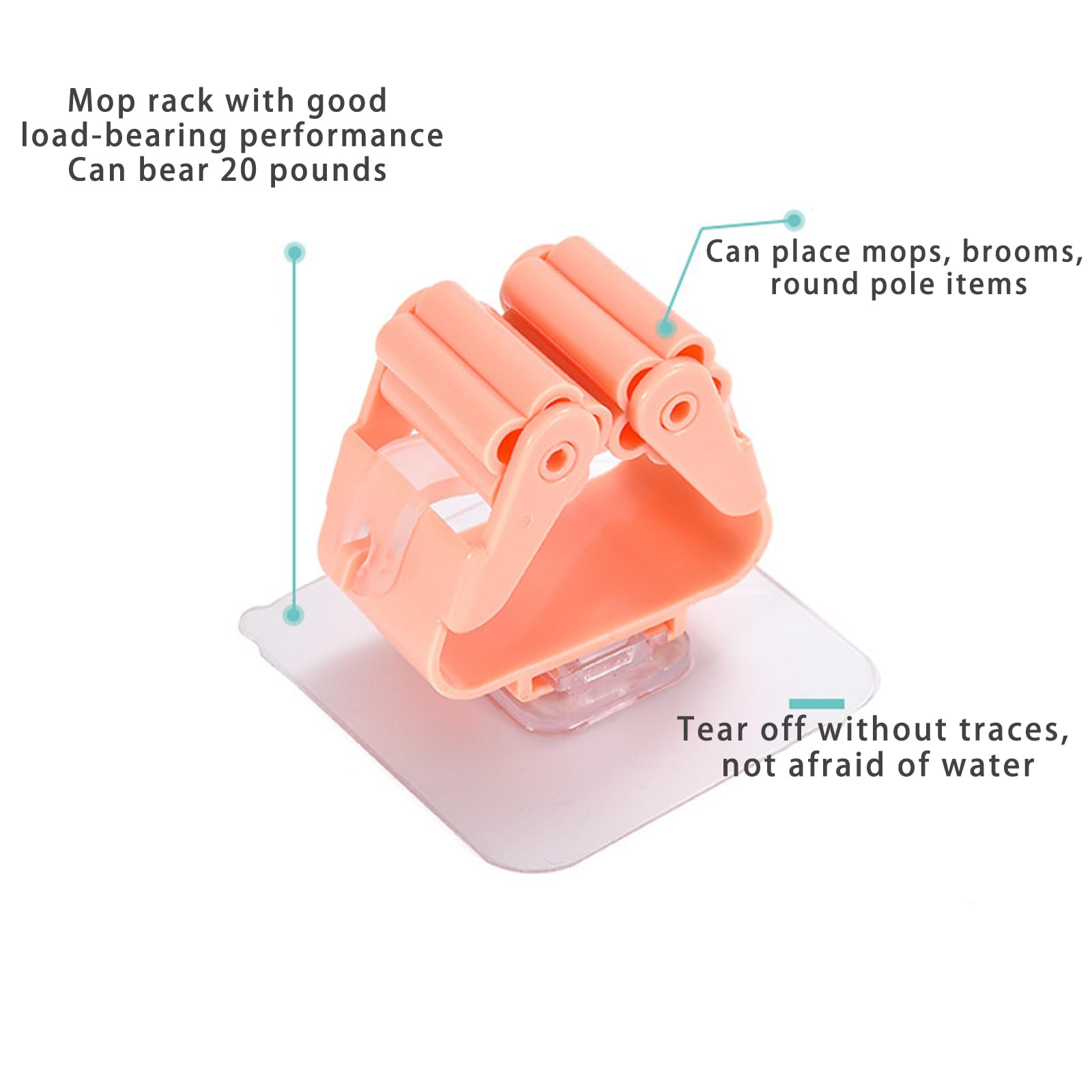 Mop and Broom Holder Wall Mount