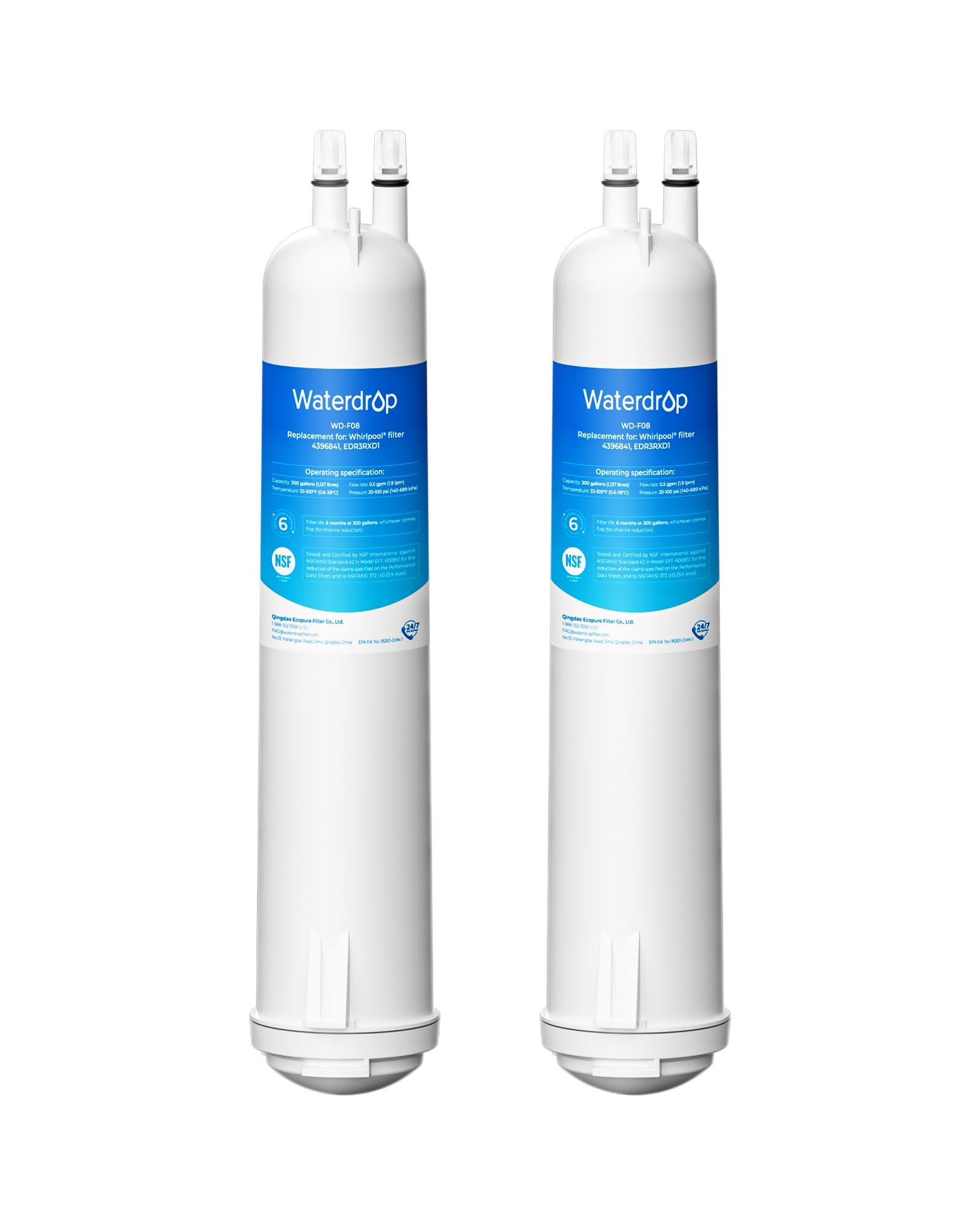 EDR3RXD1 Water Filter Replacement for Everydrop® Filter 3 (2 Count)