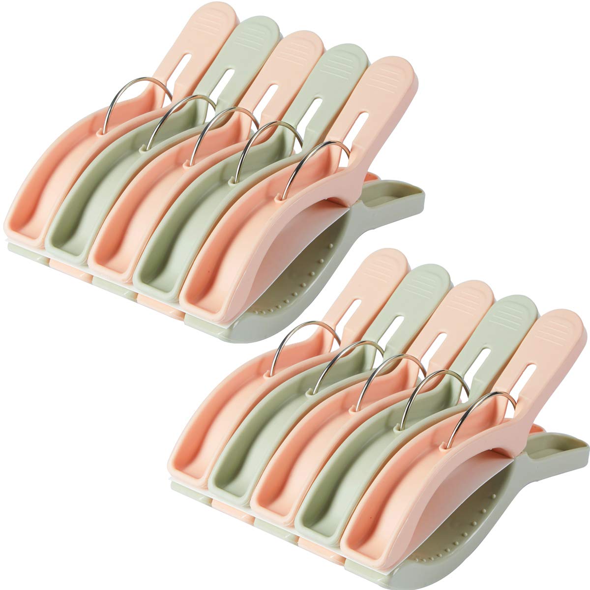 10 Pack Beach Towel Clips for Beach Chairs (10 Count)