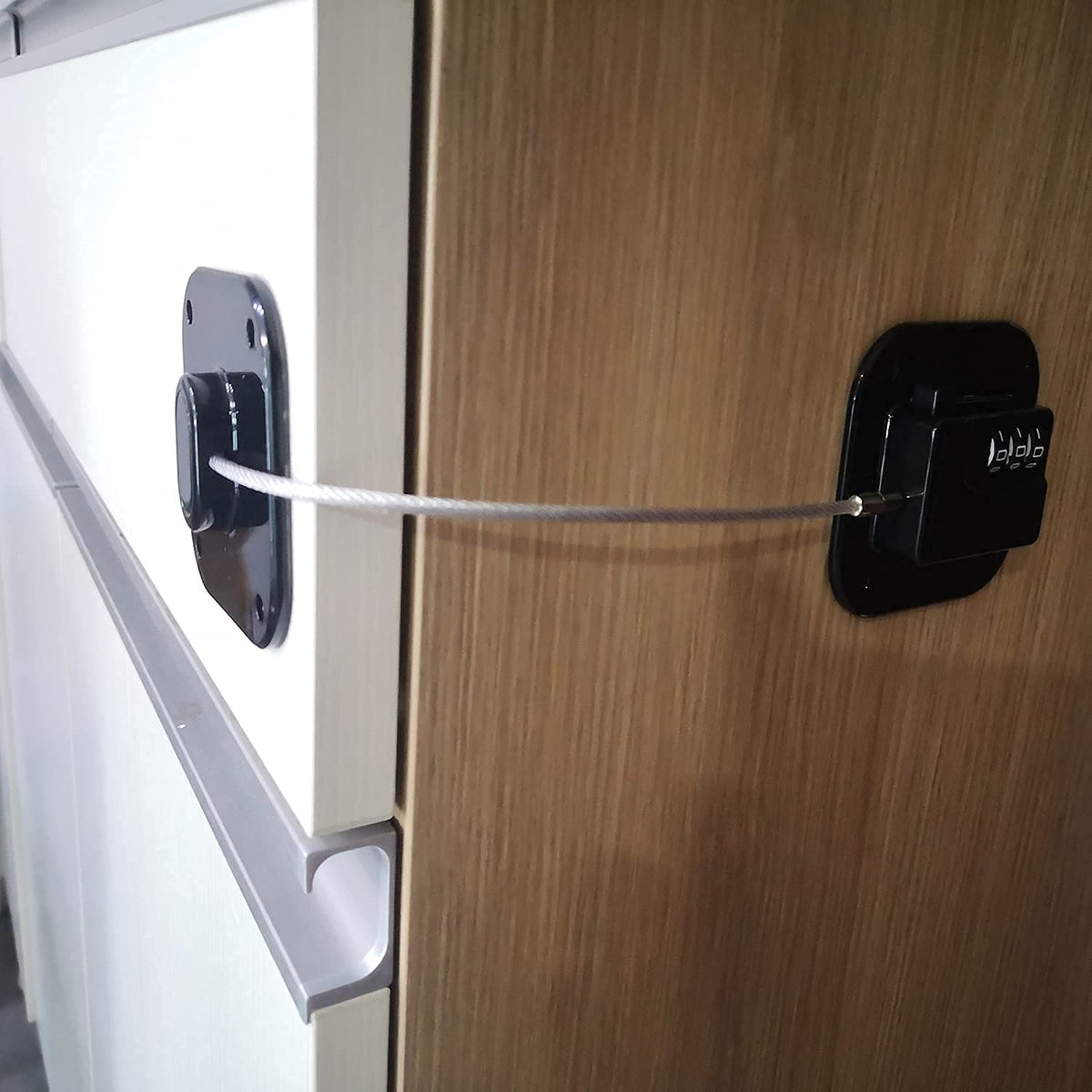 Upgraded Refrigerator Door Lock with Combination for Adults (2 Count)
