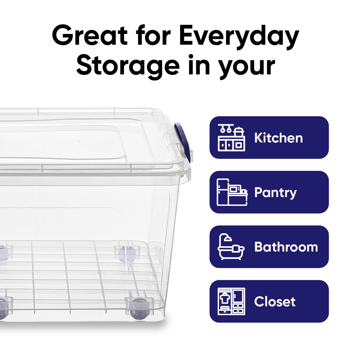 Storage Bins with Lids