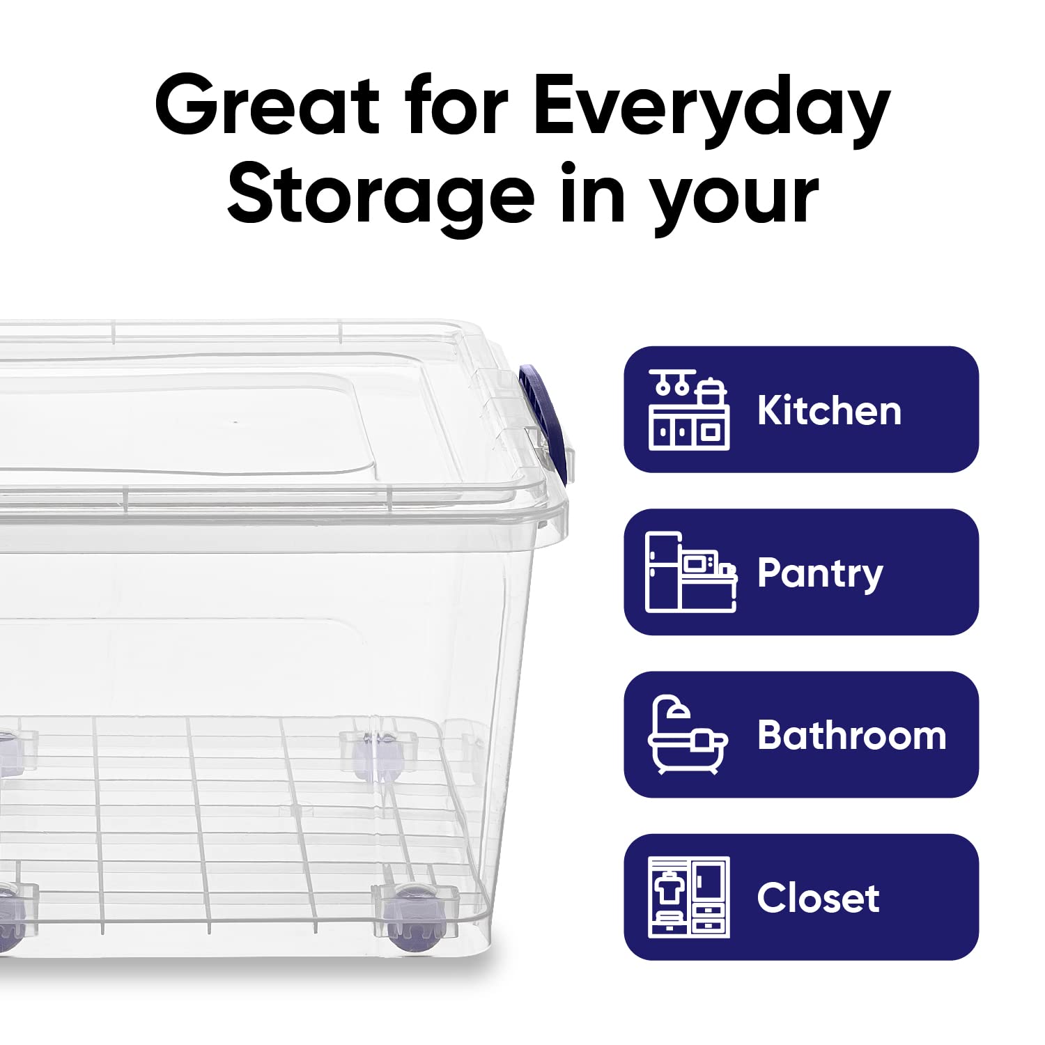 Storage Bins with Lids