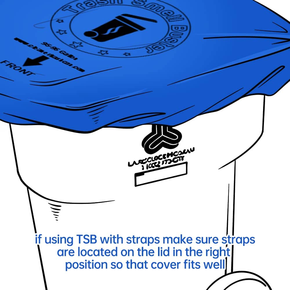 Outdoor Trash Can Lid Cover