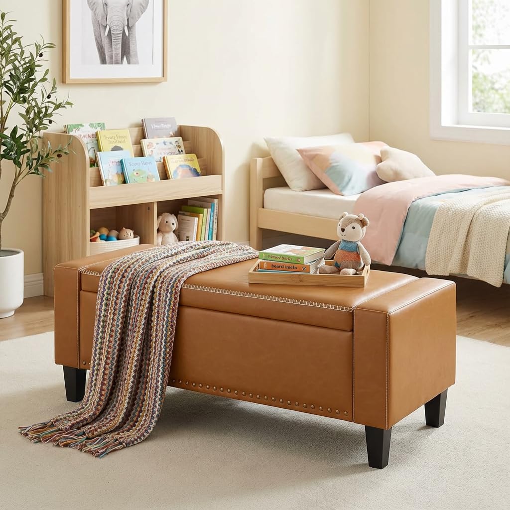 49''W Storage Ottoman Bench