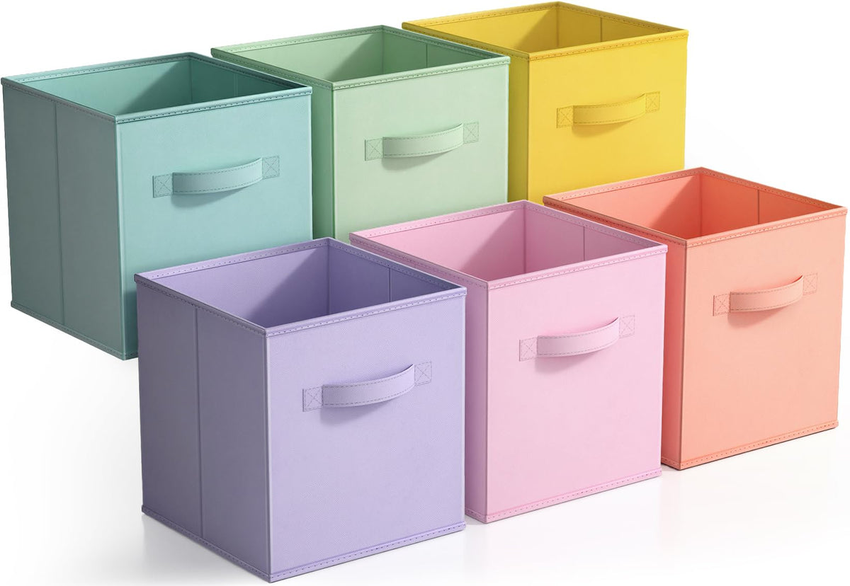11 Inch Fabric Storage Cubes (6 Count)