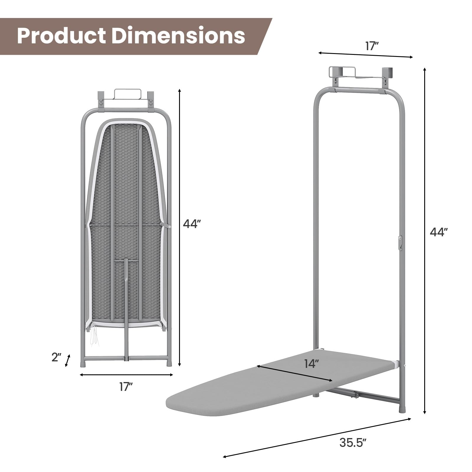 Over the Door Ironing Board