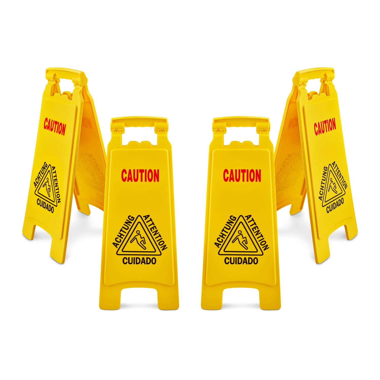 Wet Floor Sign (4 Count)