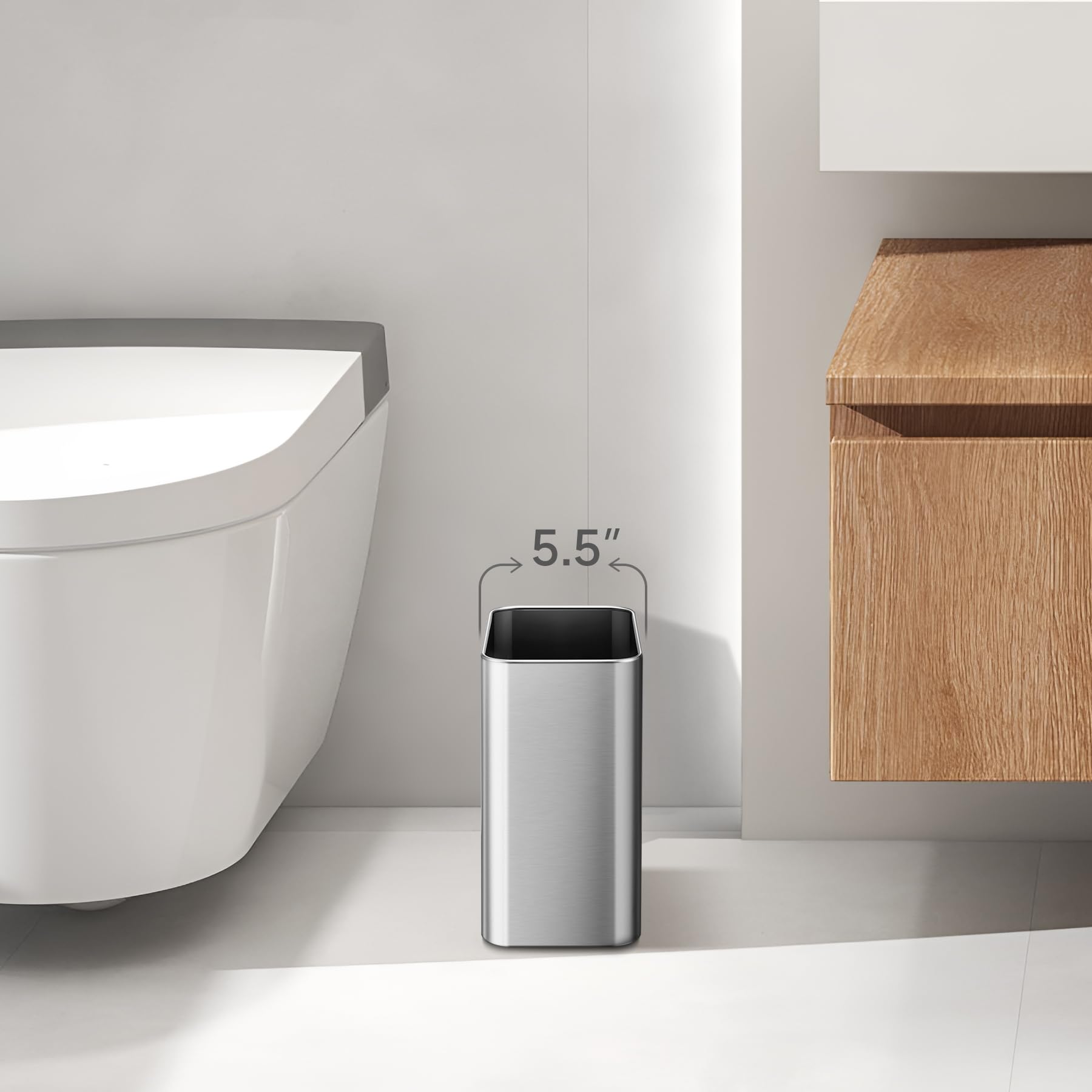 Small Bathroom Trash Can
