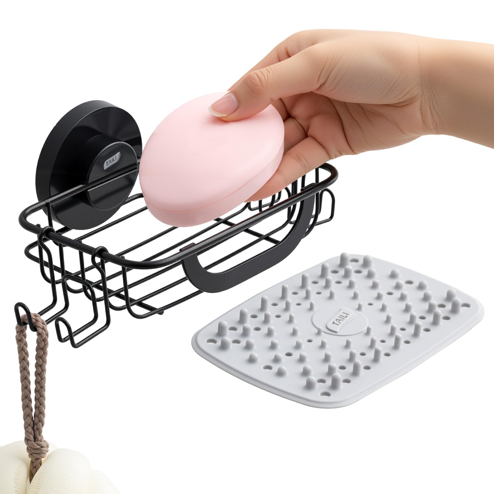 Soap Dish Bar Soap Holder Suction Cup