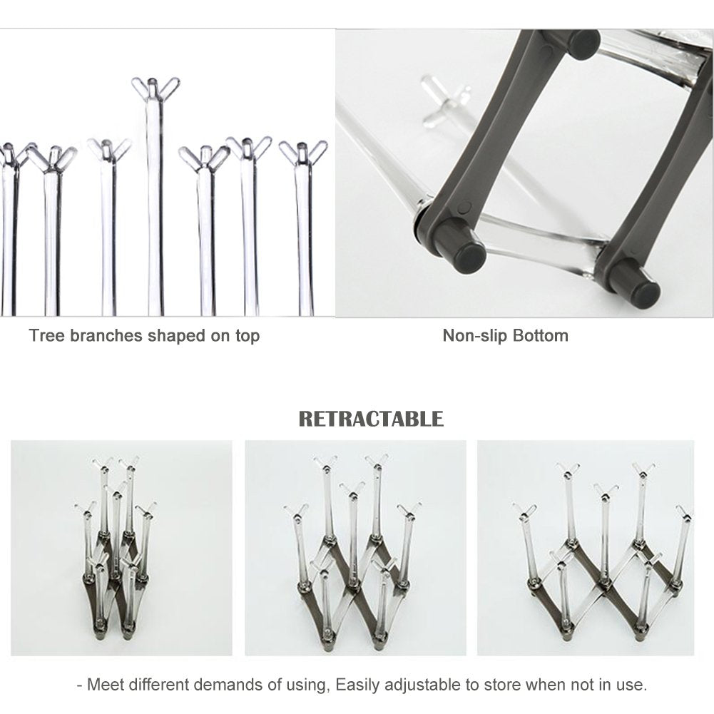 Retractable Cup Drying Rack