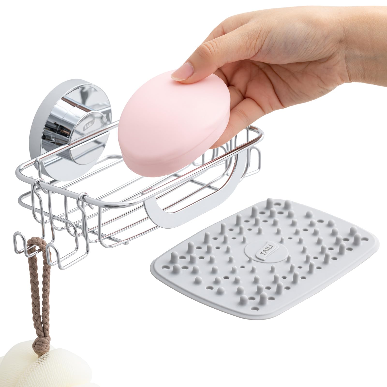 Soap Dish Bar Soap Holder Suction Cup
