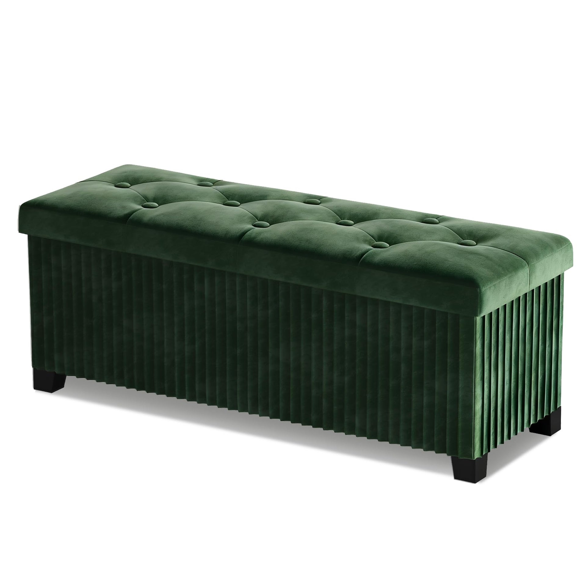 43 Inches Storage Ottoman Bench