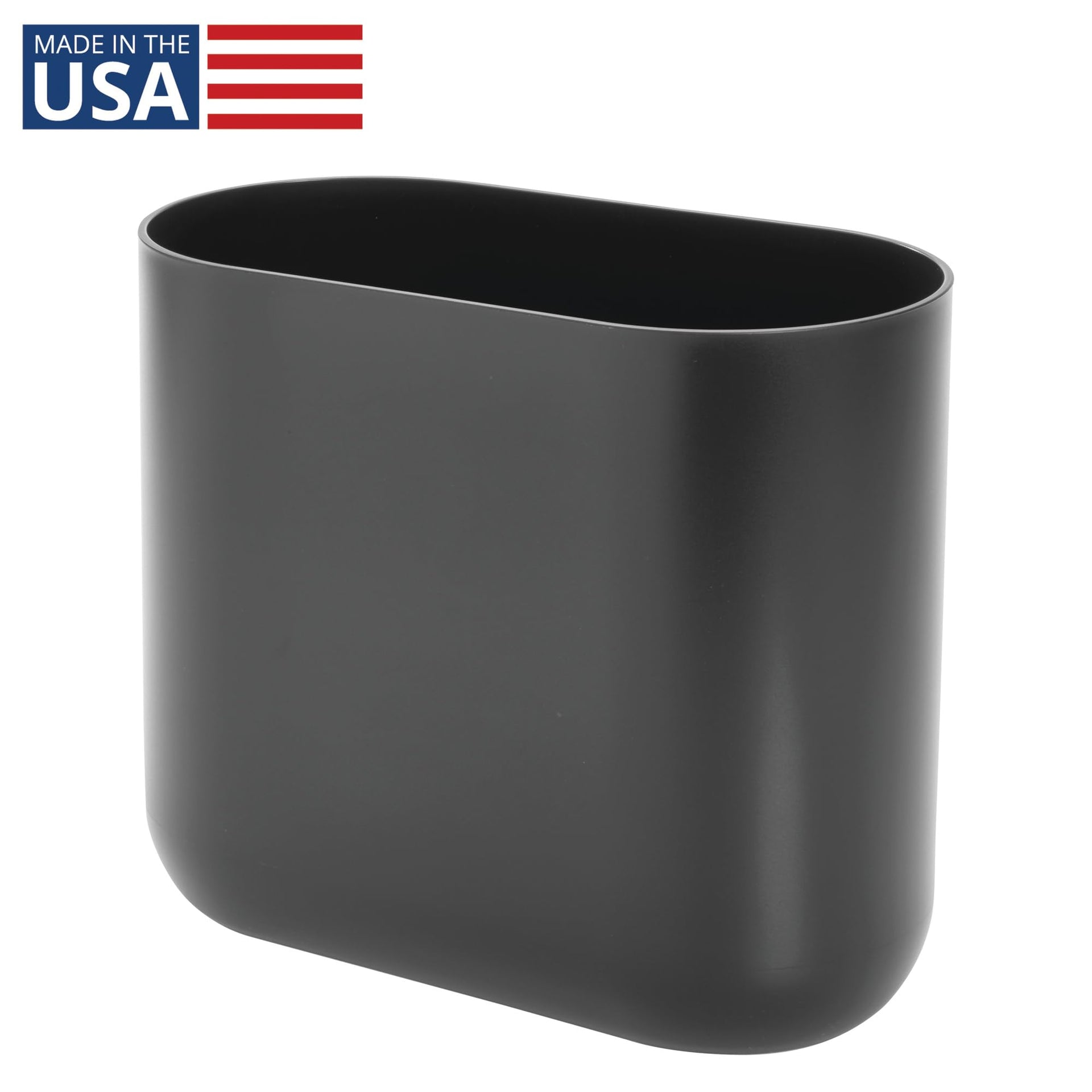 Small Slim Plastic Bathroom Trash Can