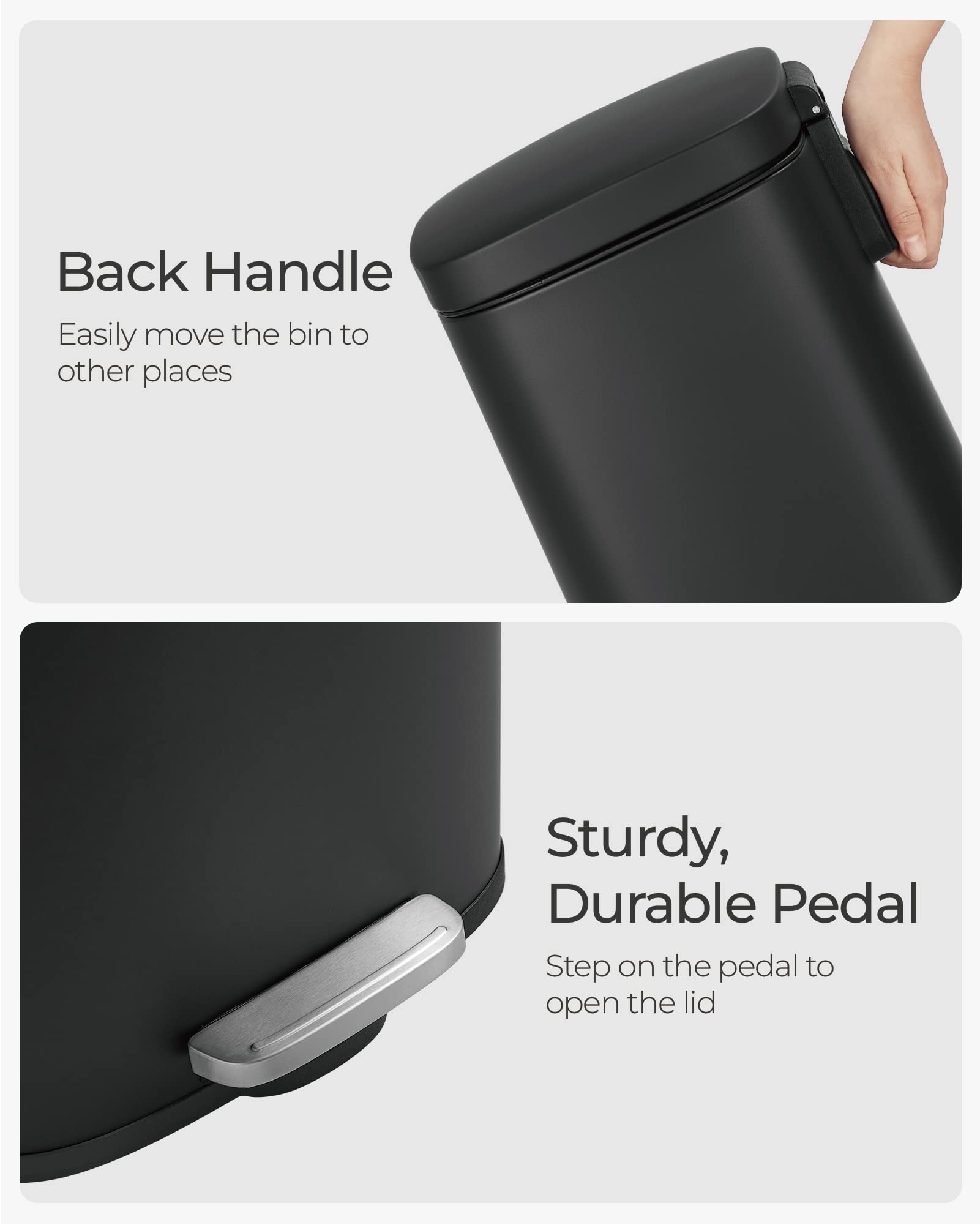 Trash Can with Lid