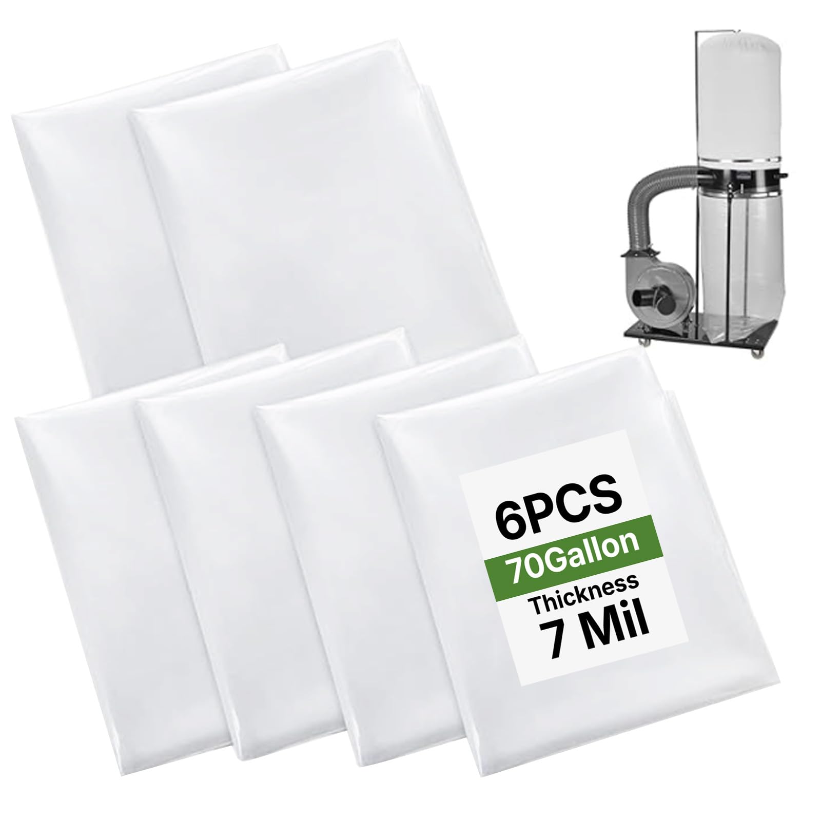 Dust Collector Bags (6 Count)