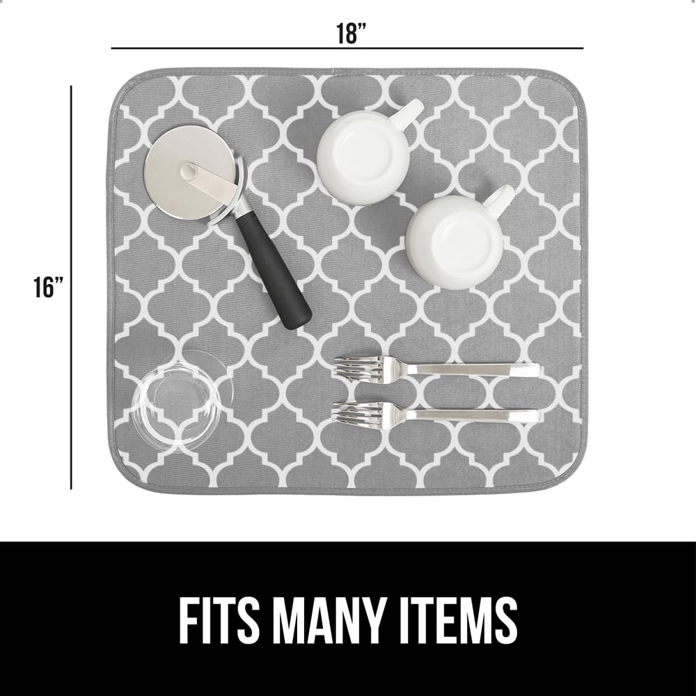 Ultra Water Absorbent Microfiber Dish Drying Mat