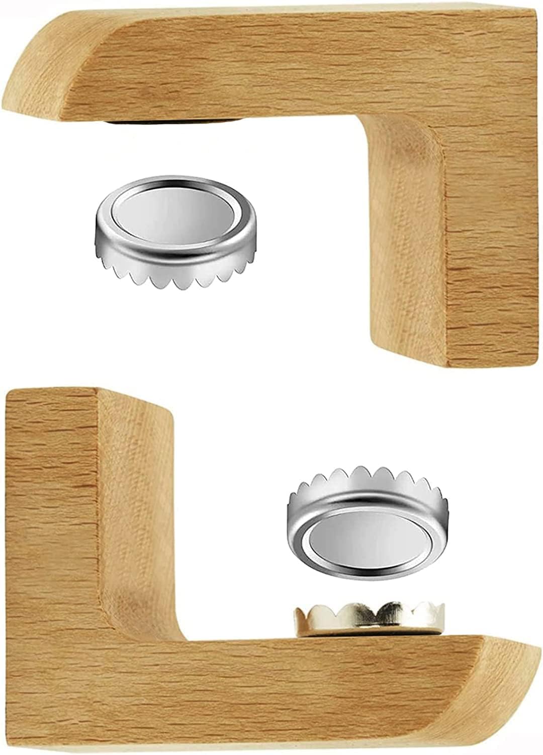 Magnetic Wooden soap Holder for Shower Wall