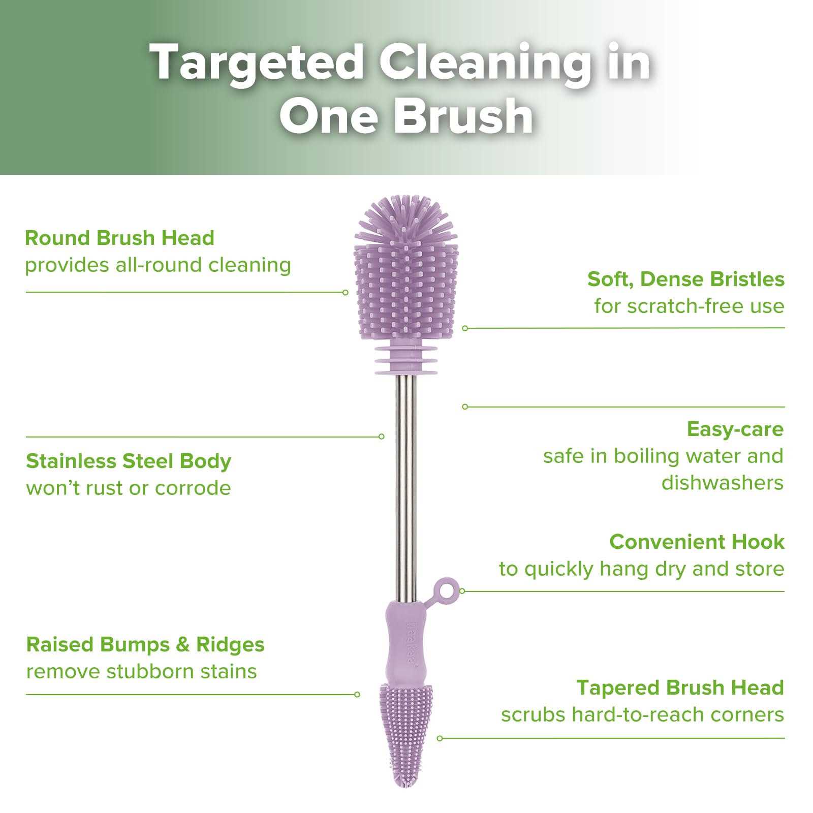 Silicone Baby Bottle Brush