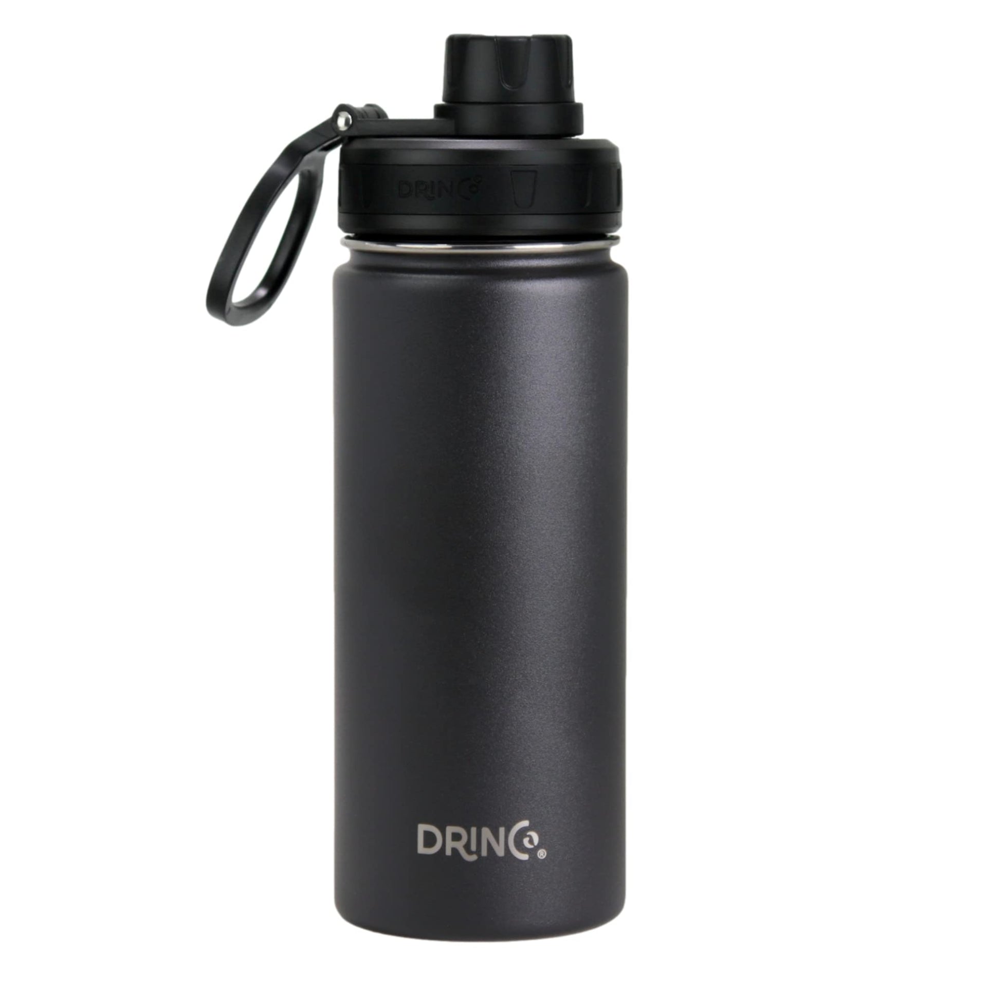 Stainless Steel Water Bottle Spout Lid Vacuum Insulated Double Wall Water Bottle Wide Mouth