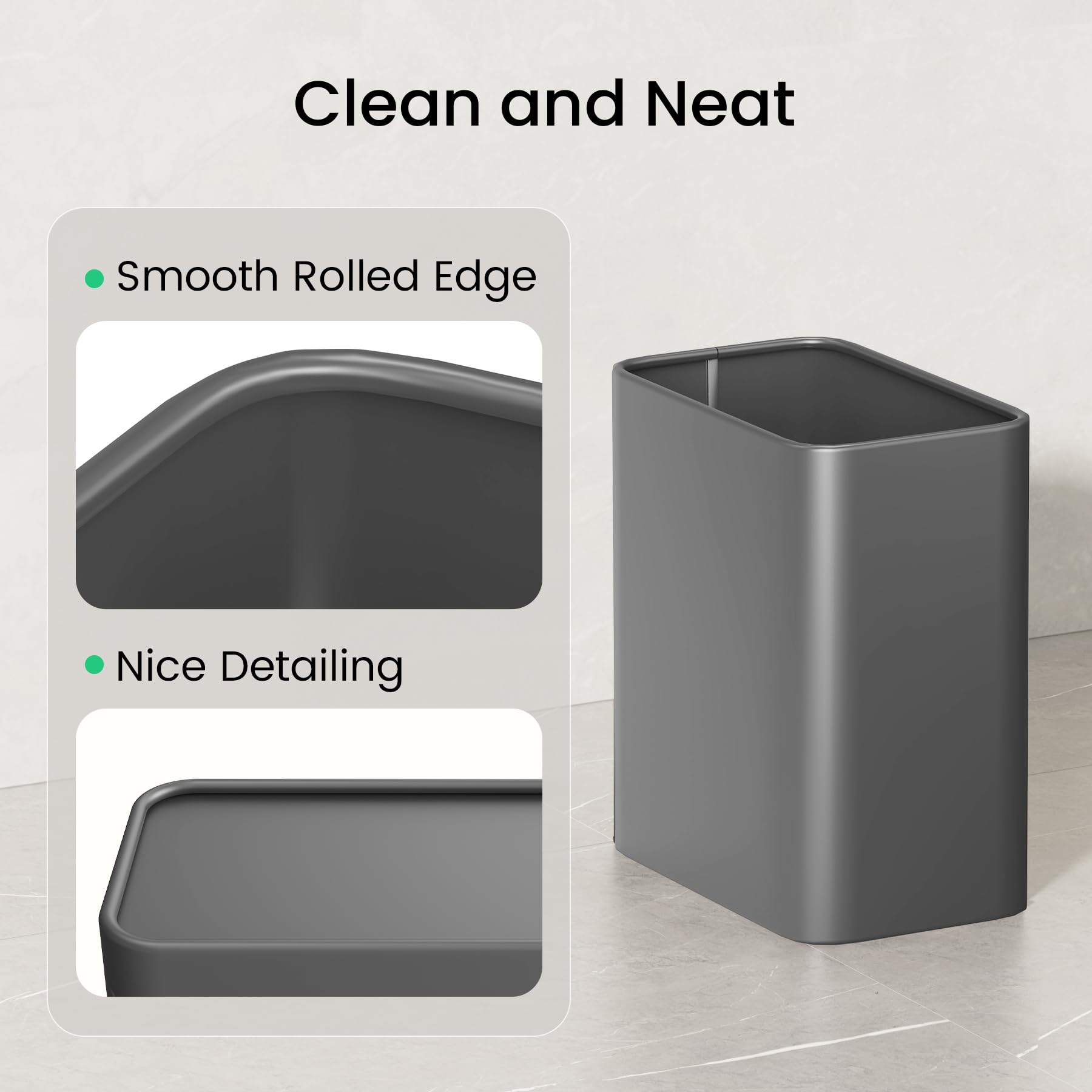 Small Bathroom Trash Can