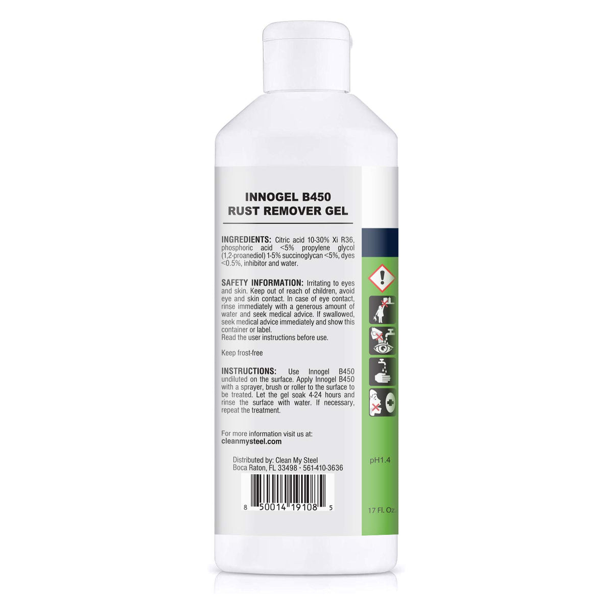 Stainless Steel Rust Remover Gel (17 Fl Oz)