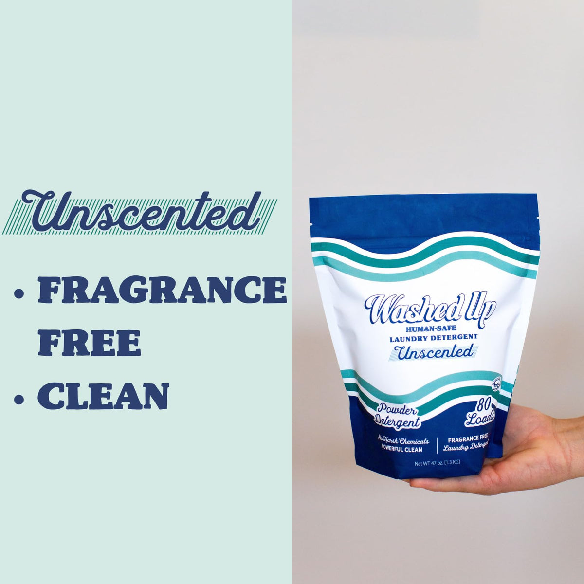 Unscented Laundry Detergent Powder (47 Ounce)