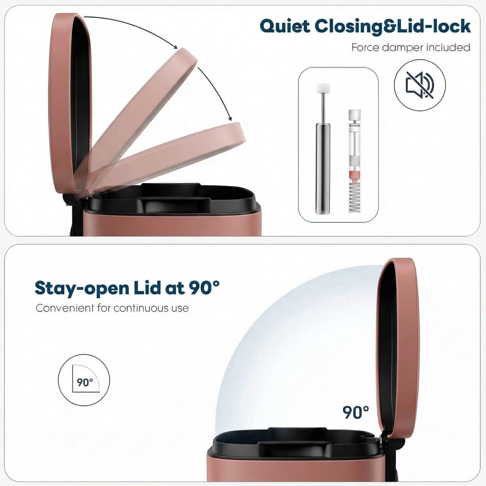 13.2 Gal Kitchen Trash Can