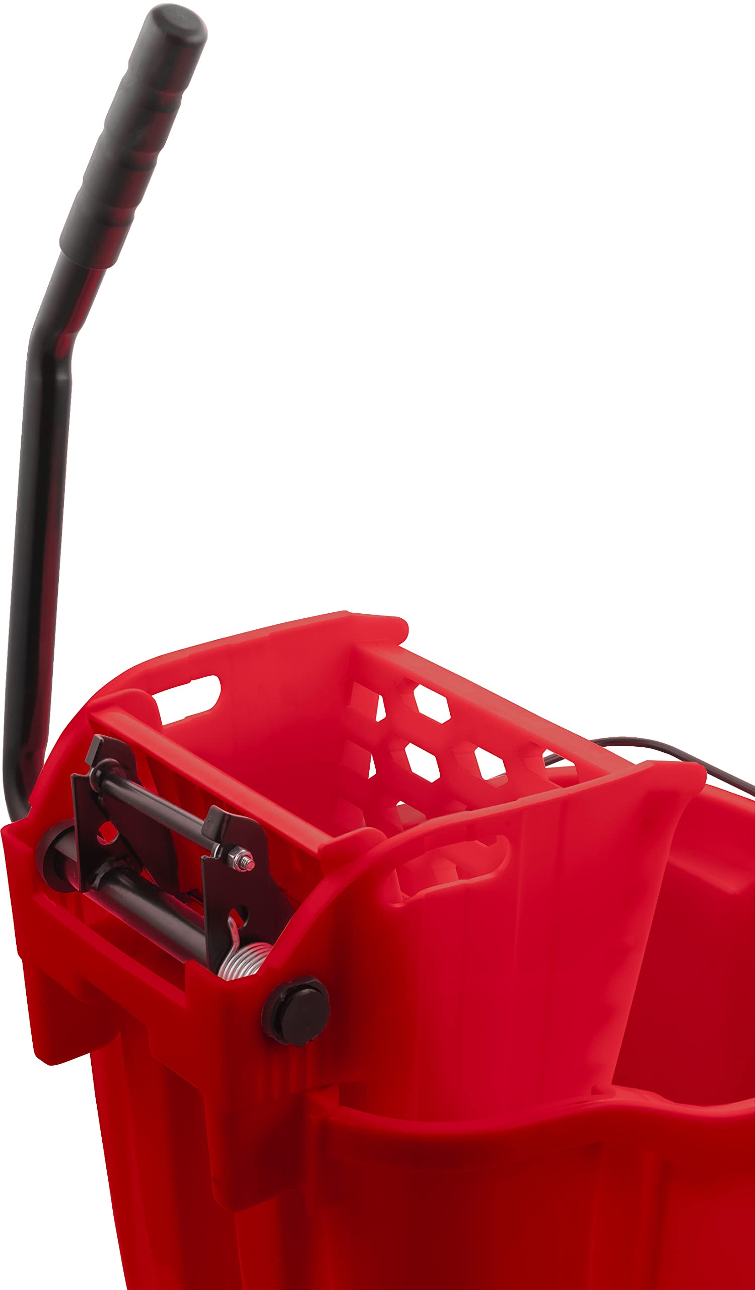 Carlisle FoodService Products Omnifit Mop Bucket with Side Press Wringer for Floor Cleaning