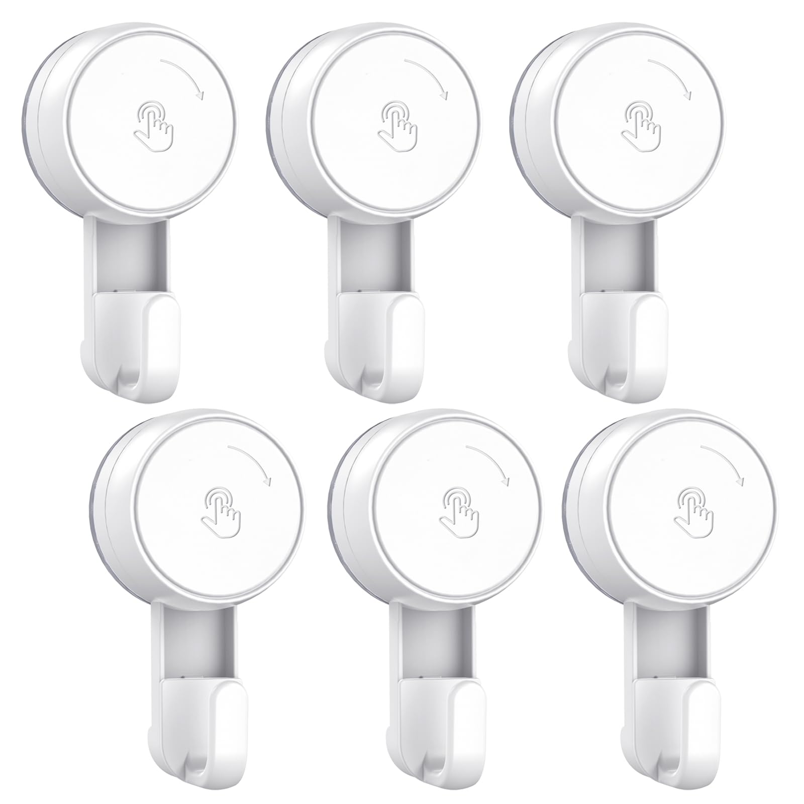 Heavy Duty Waterproof Shower Hooks 6 Pack