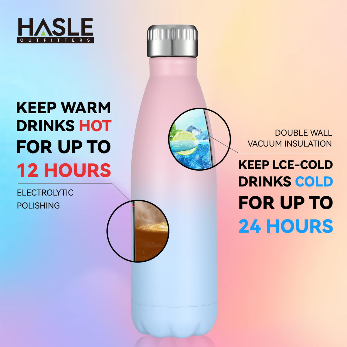 17oz Stainless Steel Water Bottles Bulk