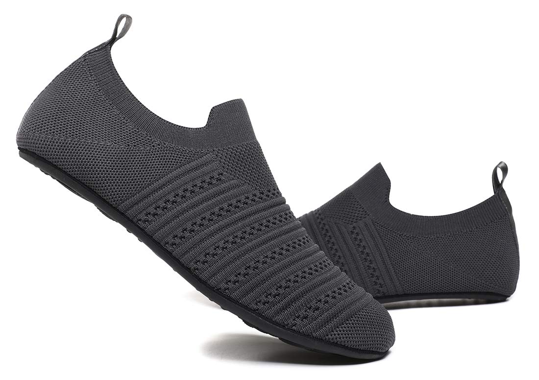 Adult Indoor House Slippers Socks Travel Lightweight Comfort Non Slip Grip House Floor Home Shoes for Women Men