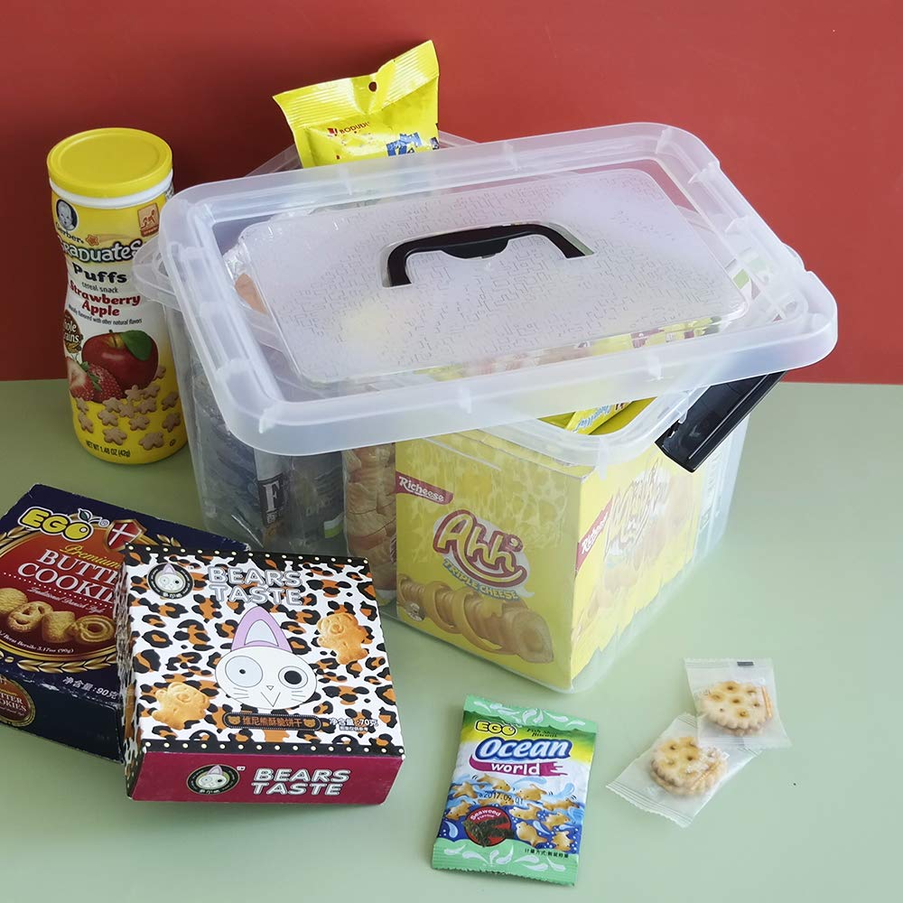 10 L Clear Plastic Latching Box