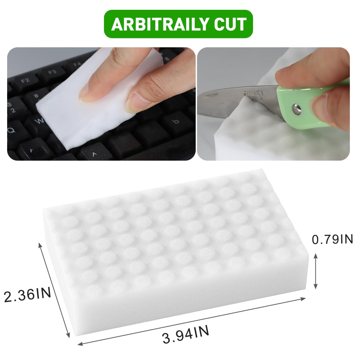 20 Pack 2X Density Melamine Sponges Long Lasting Magic Cleaning Eraser Pads (20 Count)
