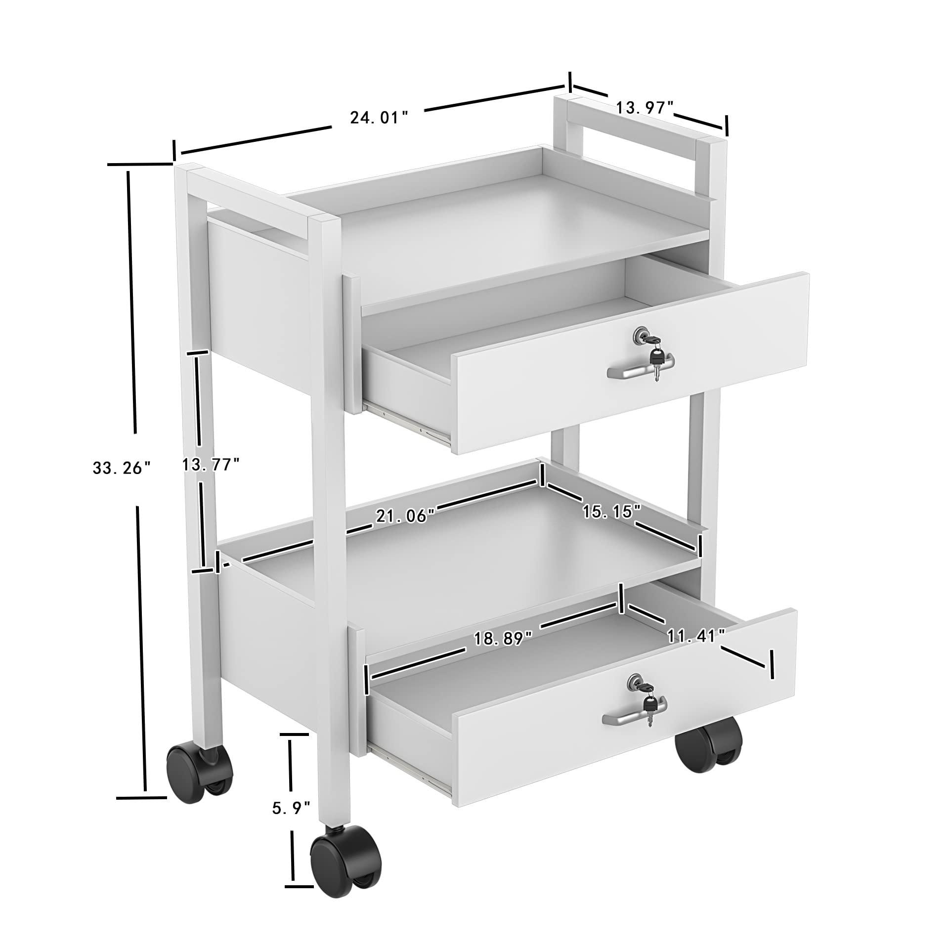 Salon Trolley Cart