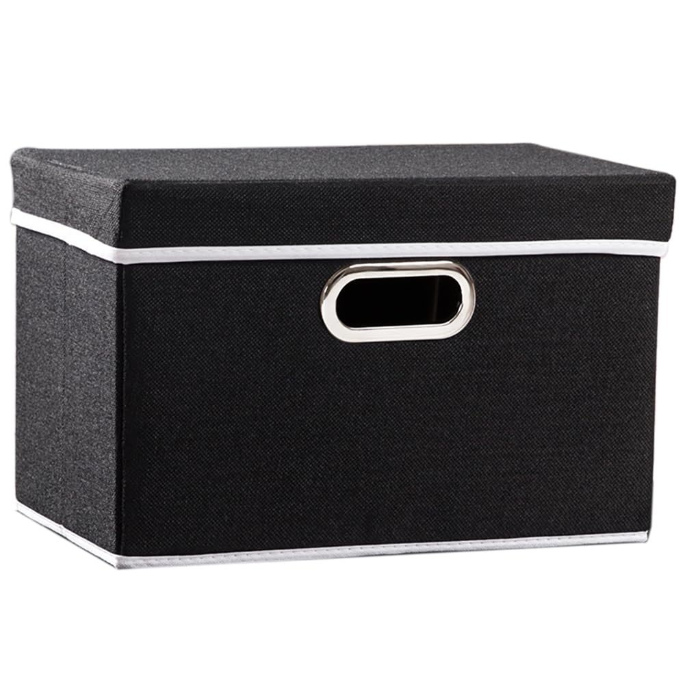 Foldable Storage Box with Lid [1