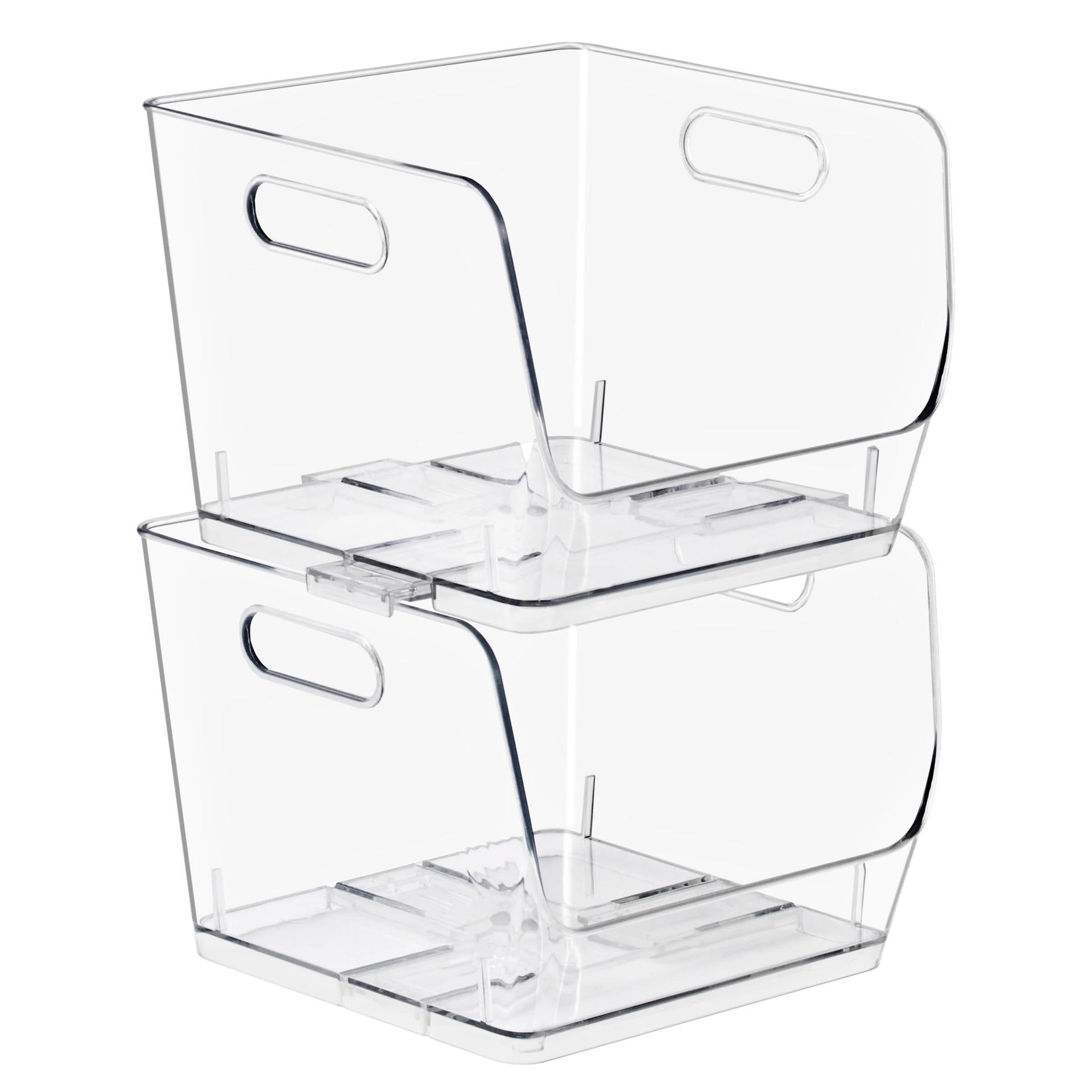 Stackable Storage Bins Open Front