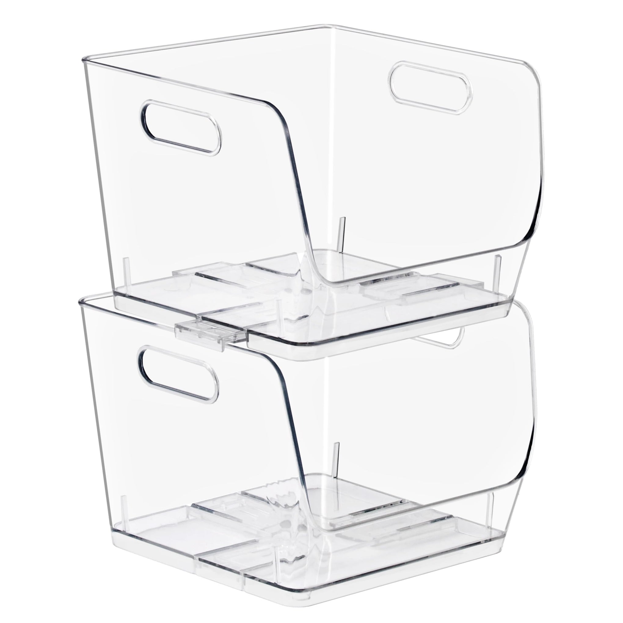 Stackable Storage Bins Open Front