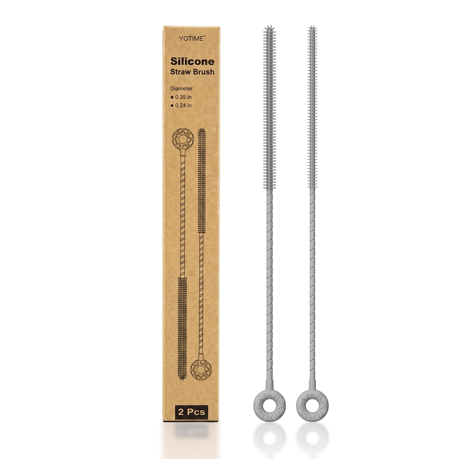 Silicone Straw Cleaner Brush
