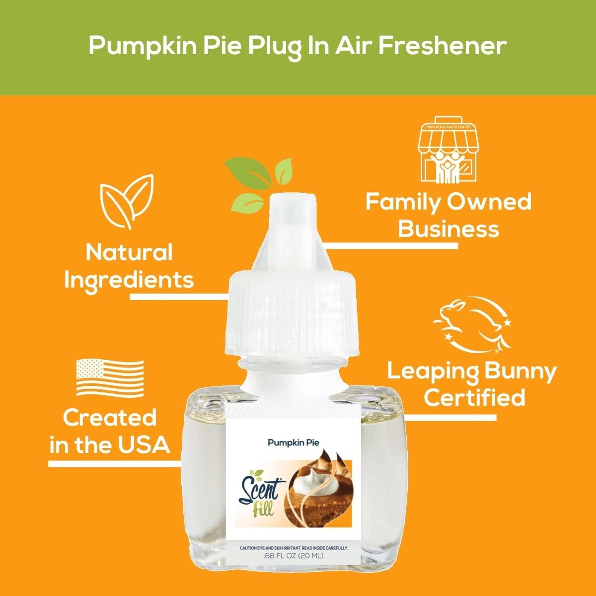 Pumpkin Pie Plug in Air Freshener (2.04 Fl Oz)