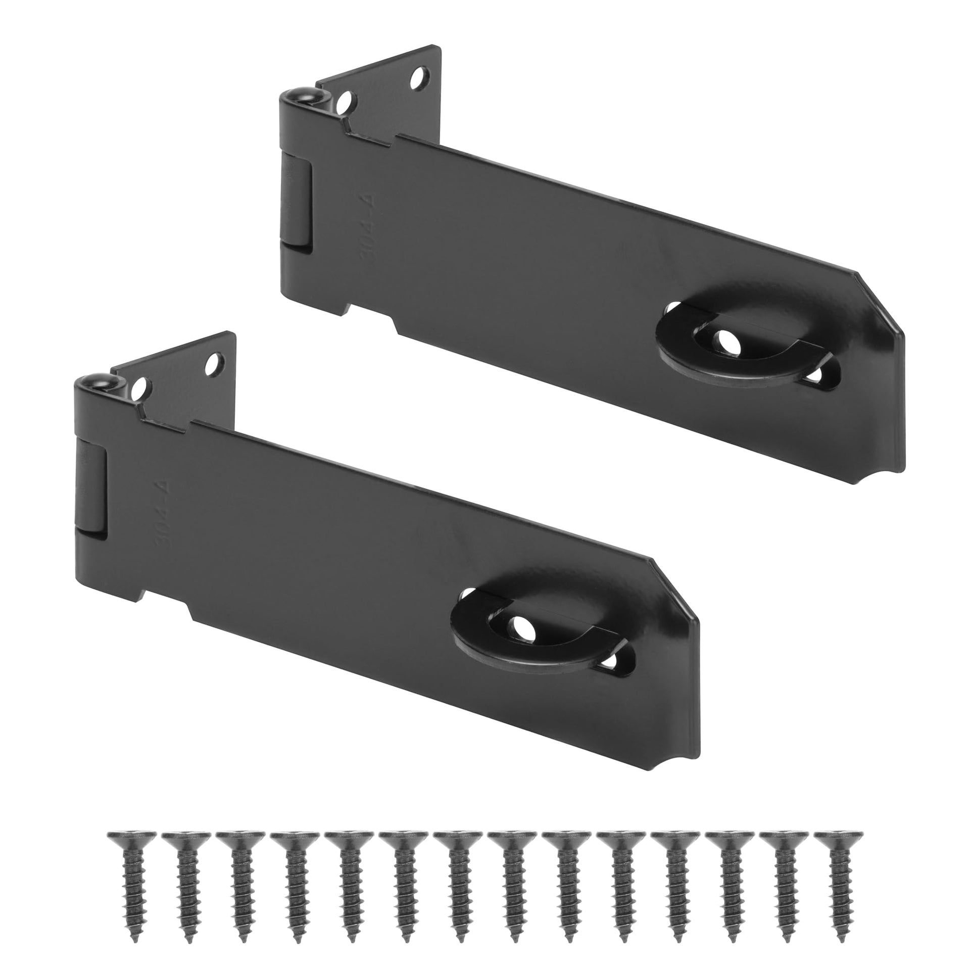 5" Door Padlock Safety Hasp Latch 2 Pcs