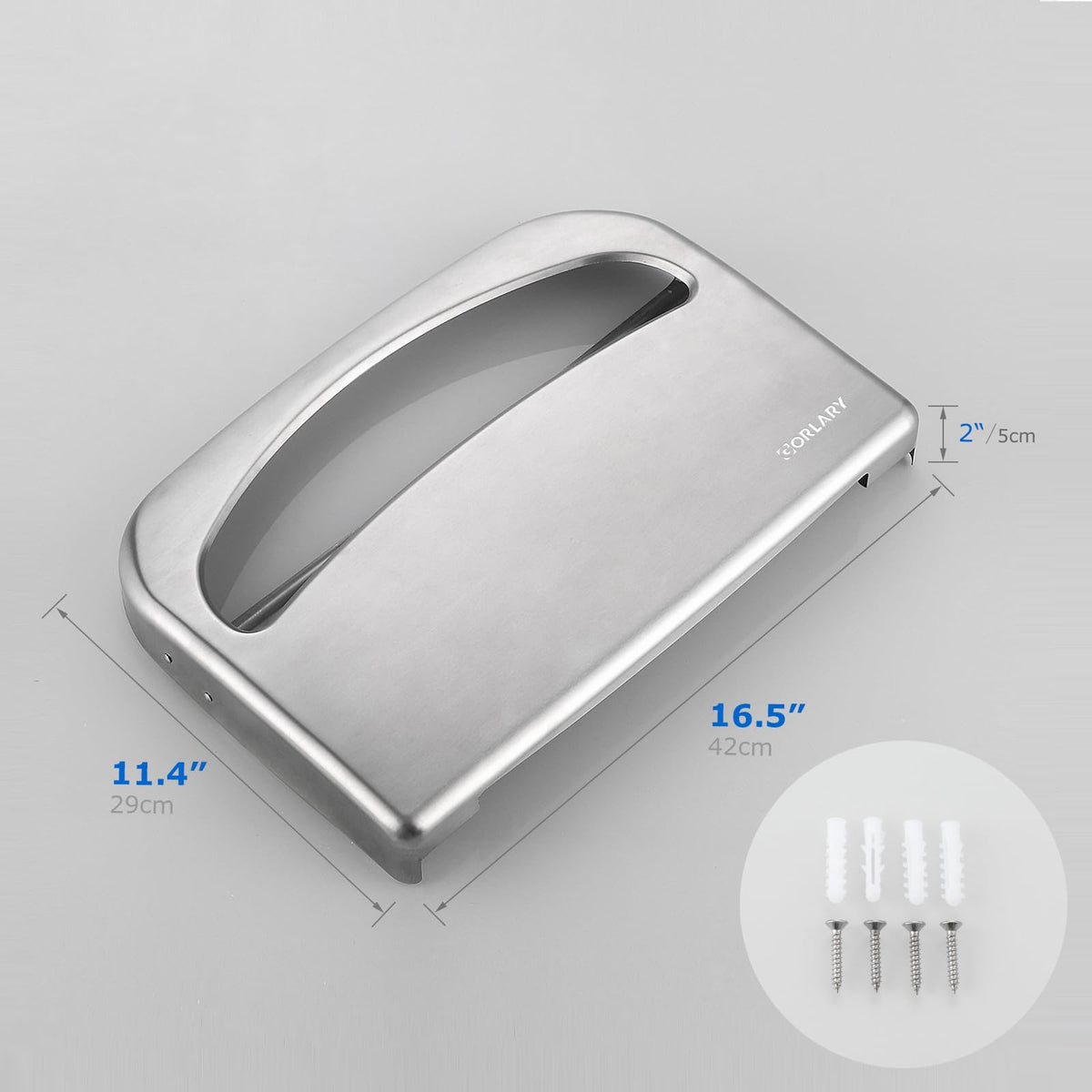 2 Pack Commercial Toilet Seat Cover Dispenser Wall Mount (2 Count)