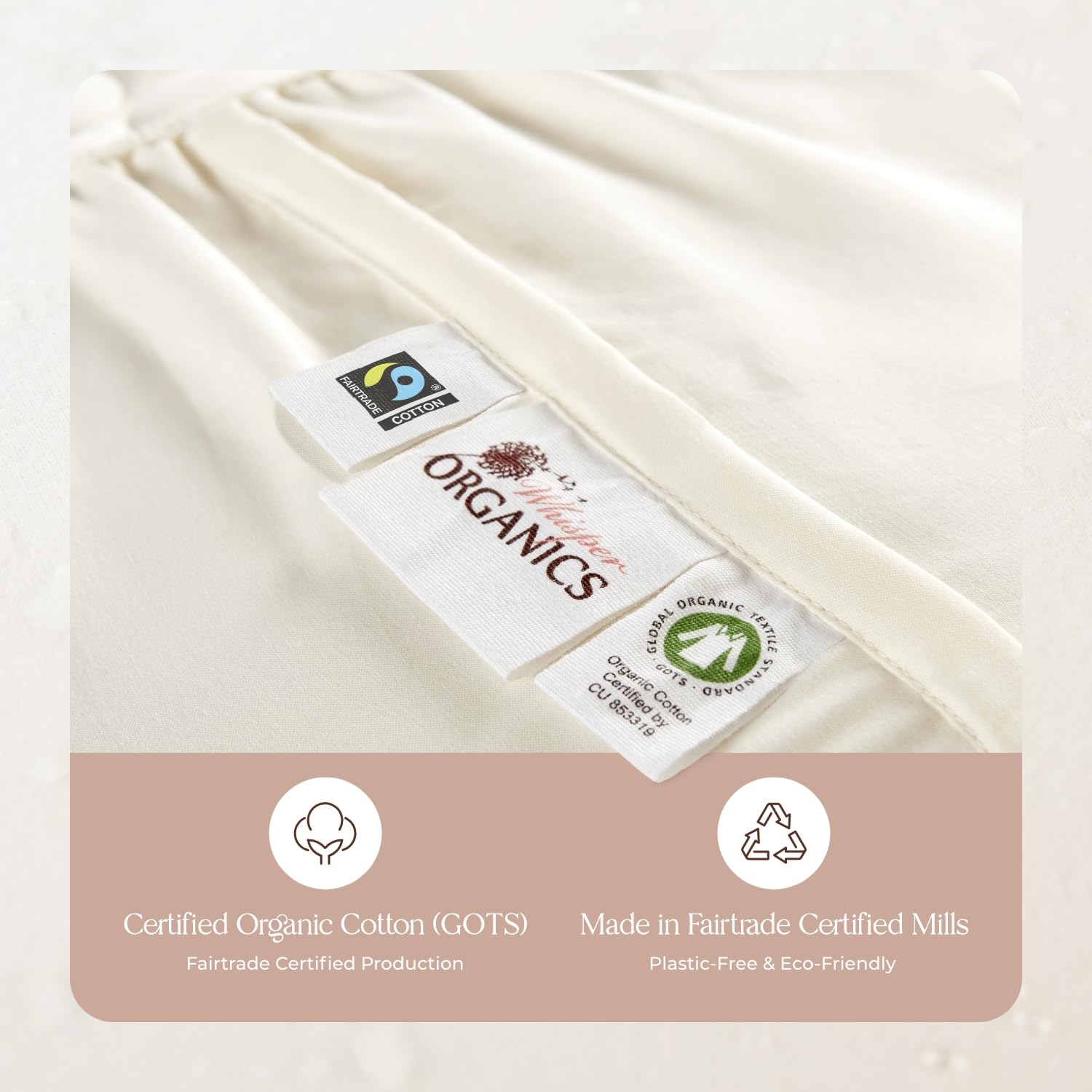 100% Cotton Organic Mattress Pad