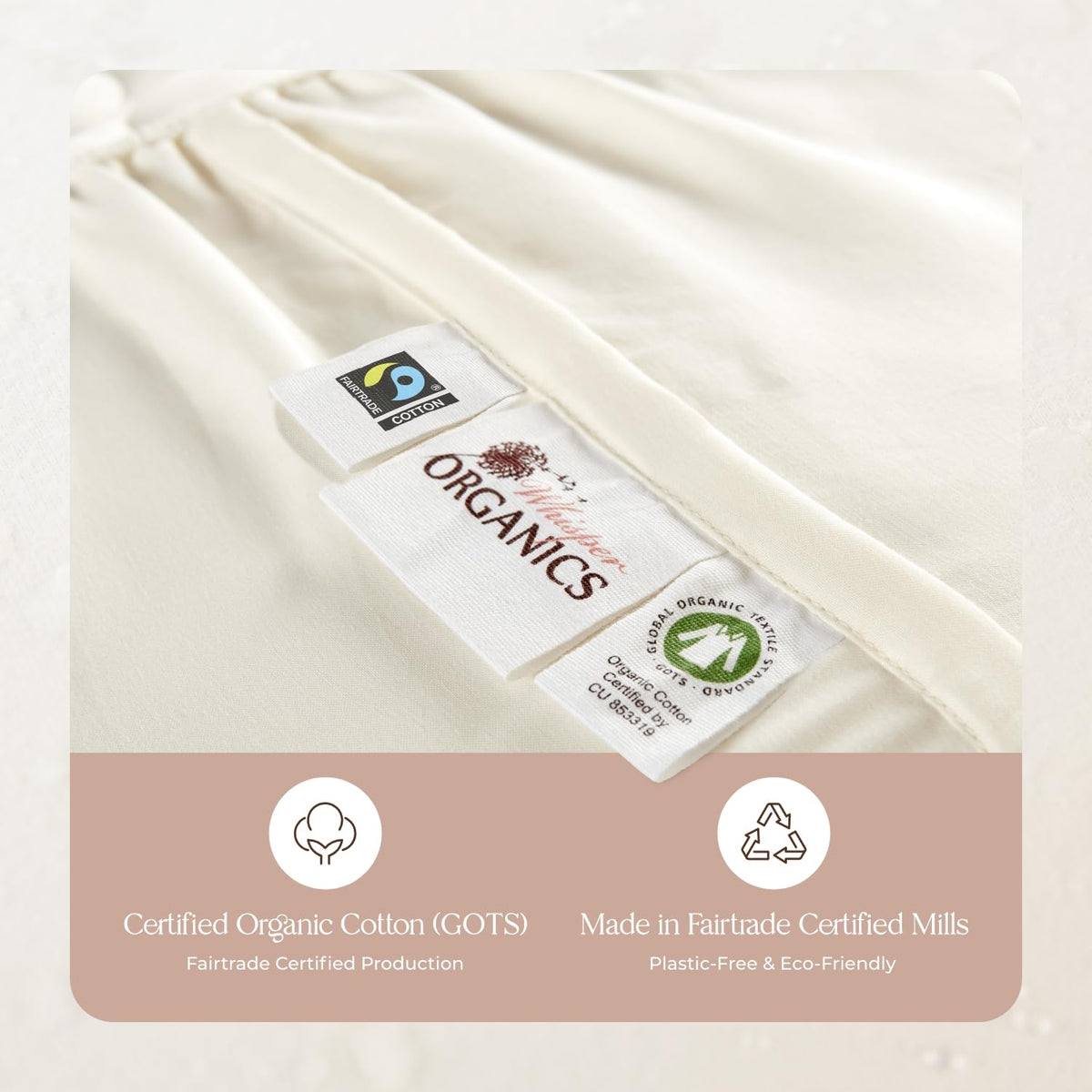 100% Cotton Organic Mattress Pad